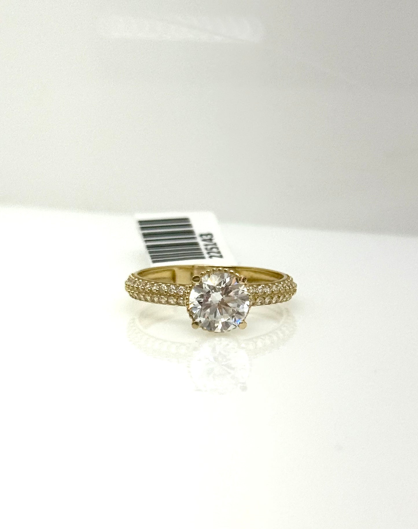 Anillo Solitario 14k