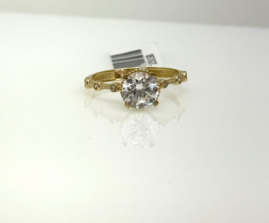 Anillo Solitario 14k