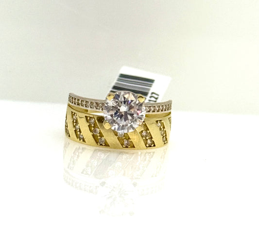 Anillo De Compromiso 14k