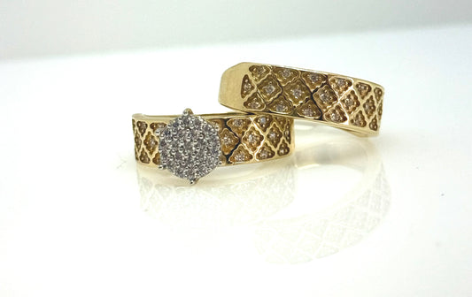 Anillo de compromiso 14k