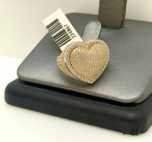 Anillo Corazon 14k