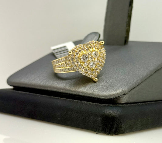 Anillo De Corazon 14k