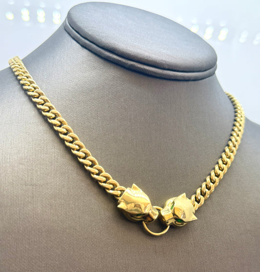 Gargantilla De Pantera 14k
