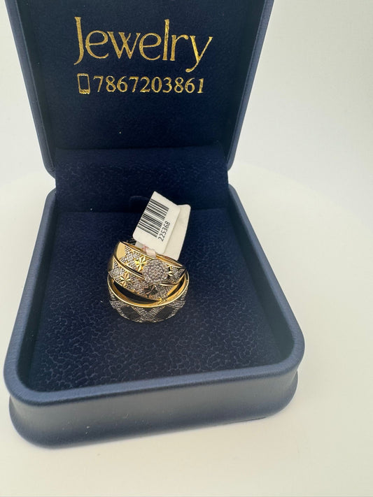 Anillos de compromiso oro 14k con diamantes